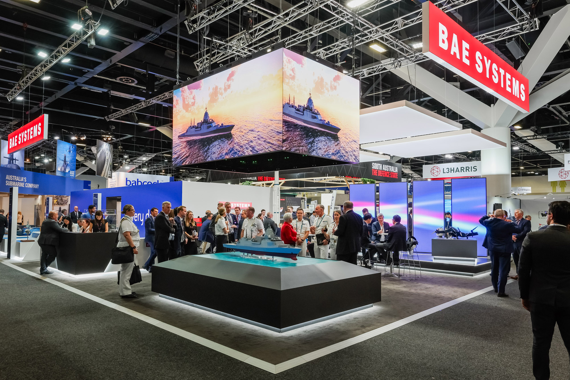 BAE Systems stand at Indopac