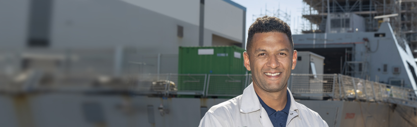 Jake Harrison, Ships Services Technician in Warship Support