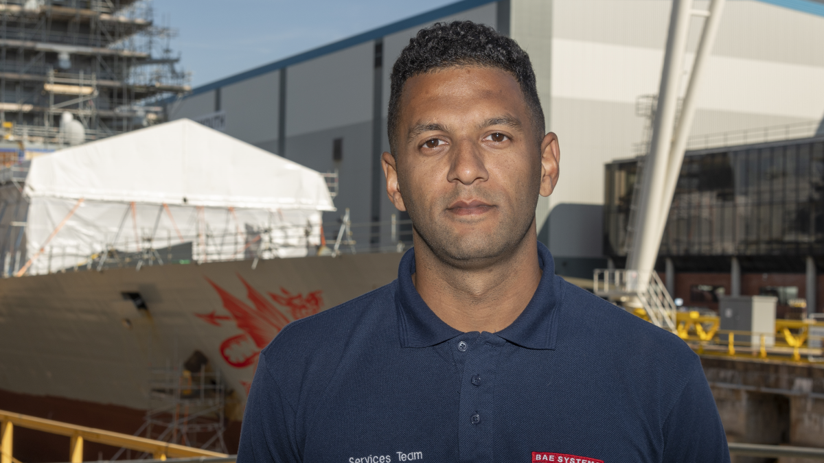 Jake Harrison, Ships Services Technician in Warship Support