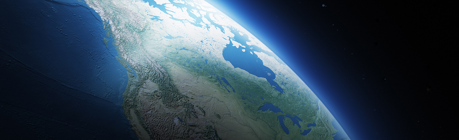 View of the Earth from space