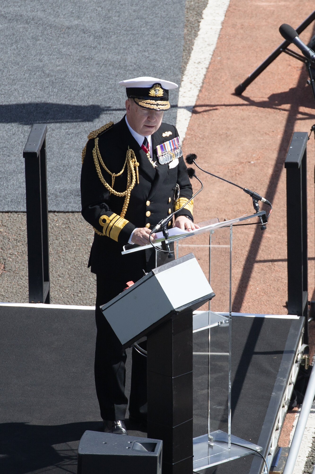 Image of Second Sea Lord Vice Admiral Sir Martin Connell