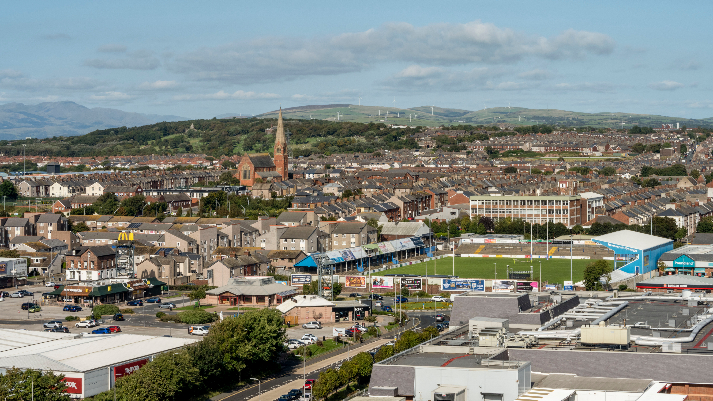 Barrow-In-Furness cityscape